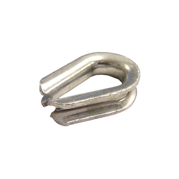 Us Cargo Control Wire Rope Thimbles - Heavy Duty Galvanized - 1/4, PK25 HDTGV14-25PK - main